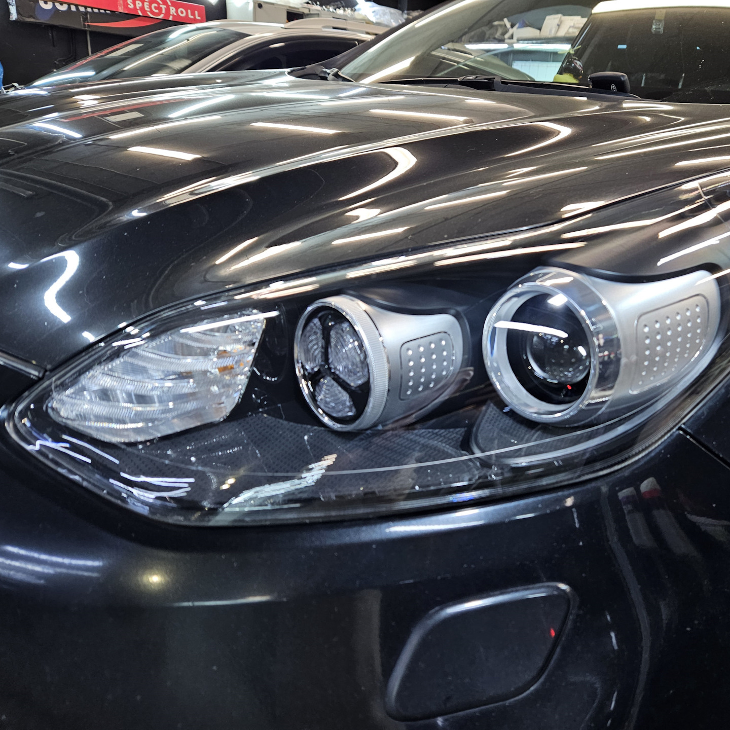 Замена фар на Bi-LED линзы