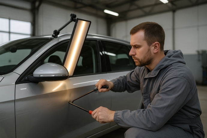 Удаление вмятин без покраски Удаление вмятин без покраски